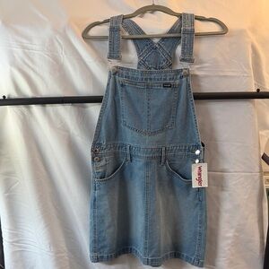 Wrangler Blue Denim Overall Dress